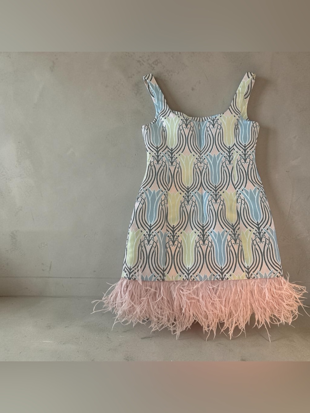Carlie Mini Dress Lana Blush - Size 8 - Picture 3 of 4